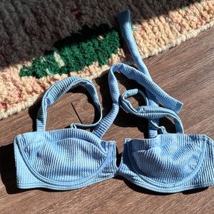 Monday Swimear Clovelly Top - Periwinkle Crinkle